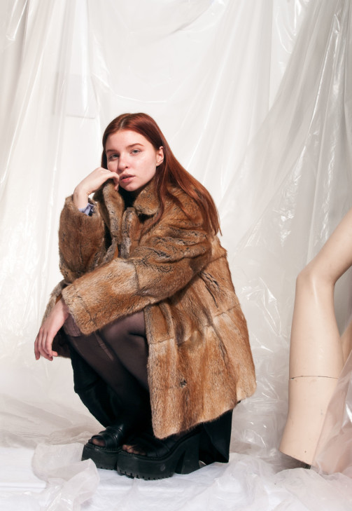 Vintage fur coat 80s real pelt Penny Lane grunge jacket – Pop Sick Vintage