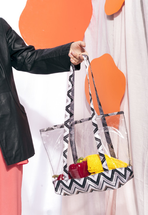 Plastic see through tote bags 2025