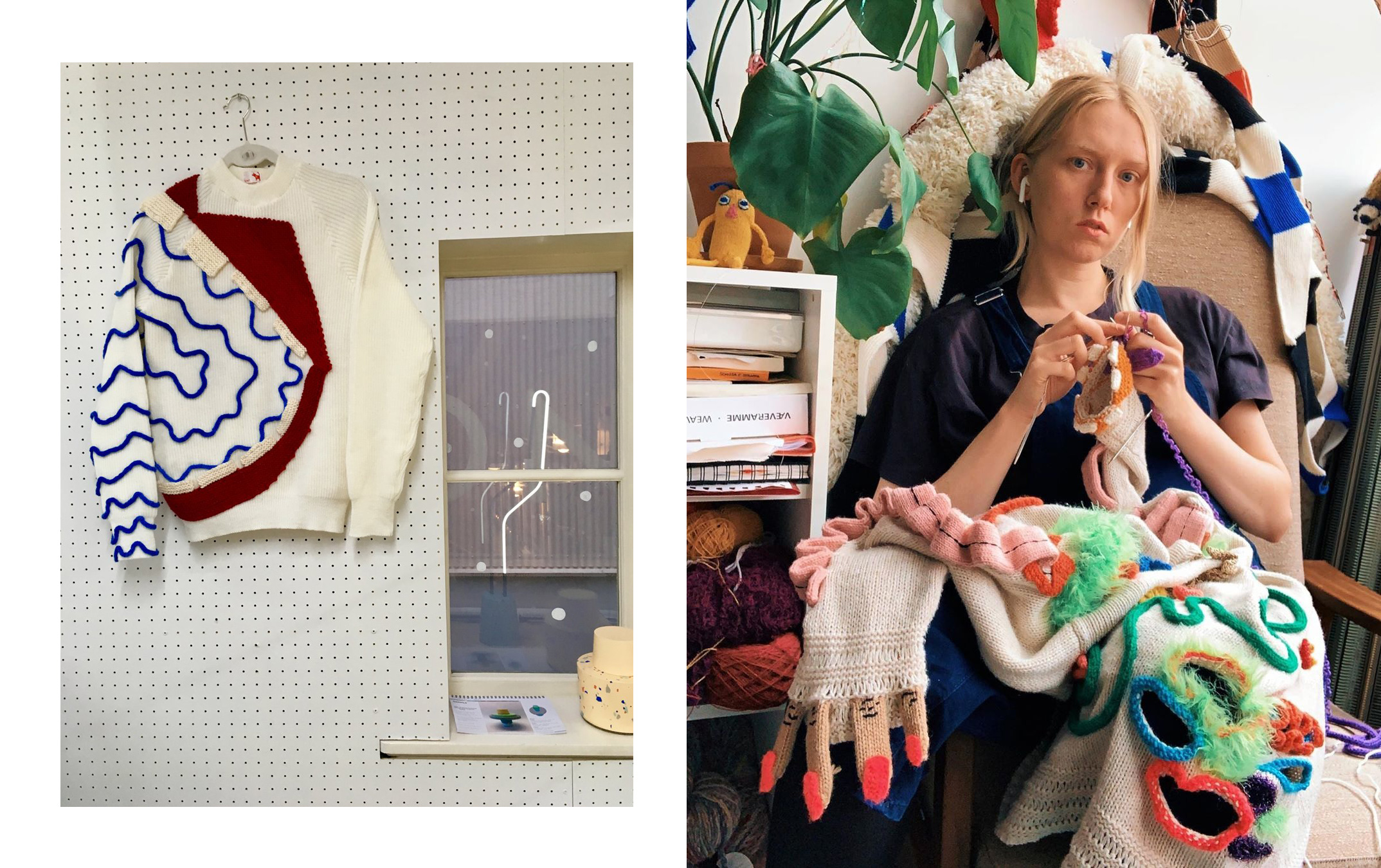 Knitted vulvas hairy legs and reworked clothing Meet feminist textile artist Ýrúrarí Pop