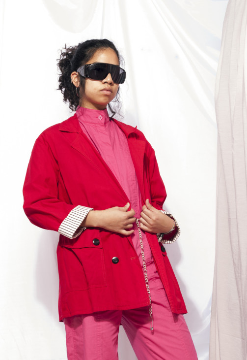 80s red blazer discount