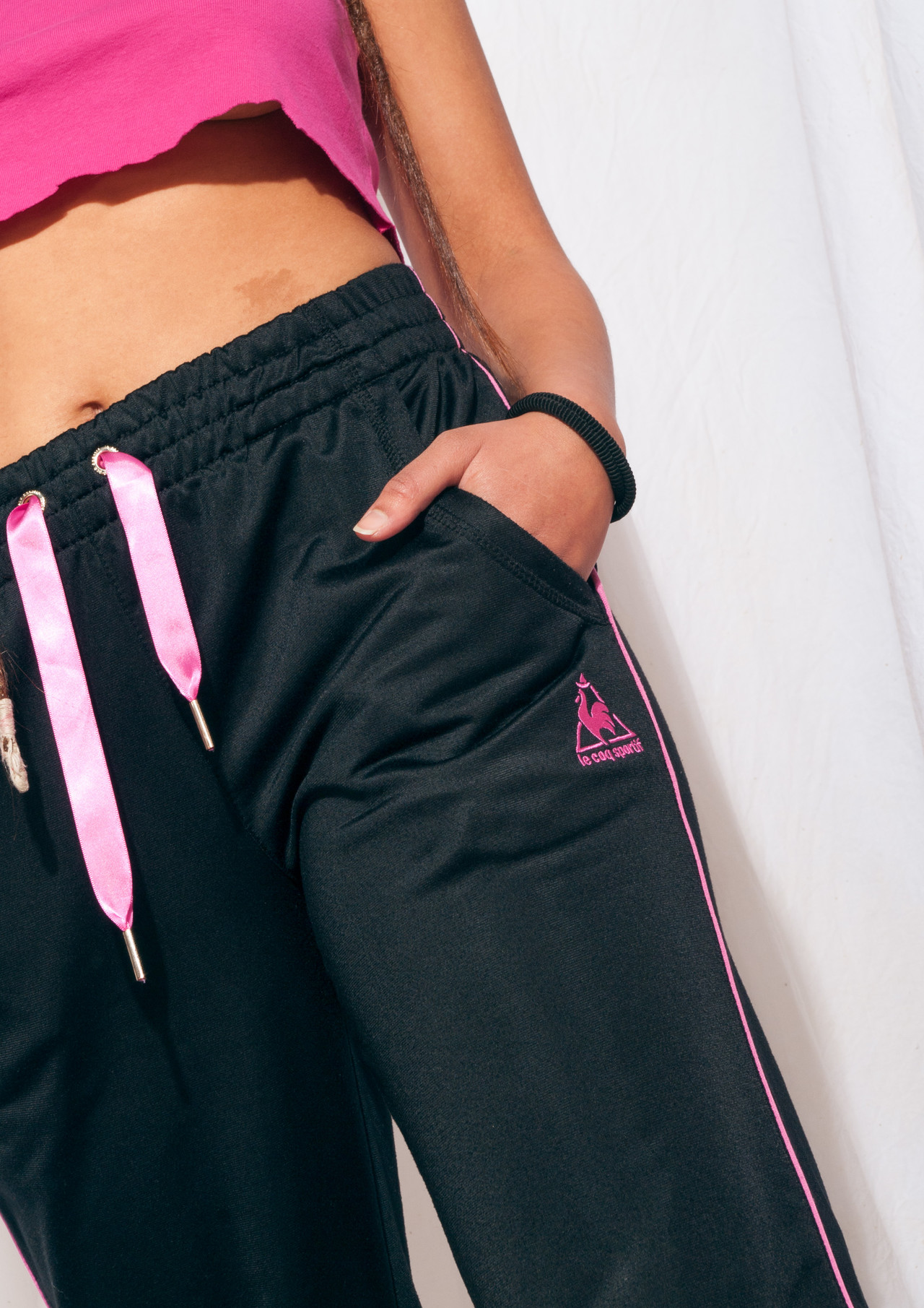 le coq track pants