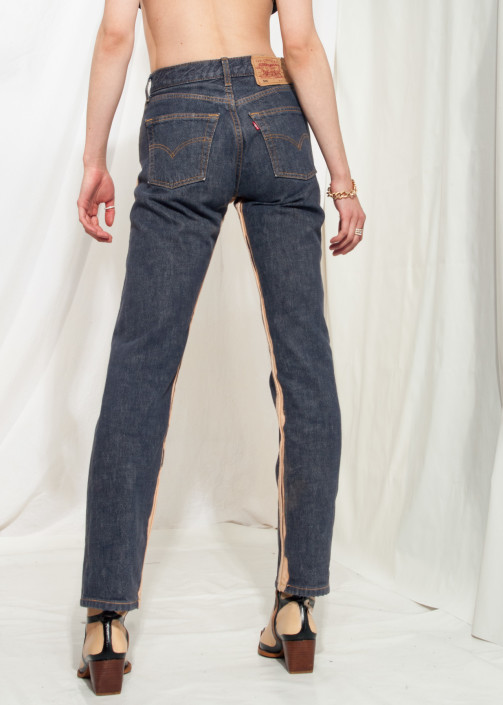 Vintage Levi’s 501 Jeans 90s Reworked Denim Trousers – Pop Sick Vintage