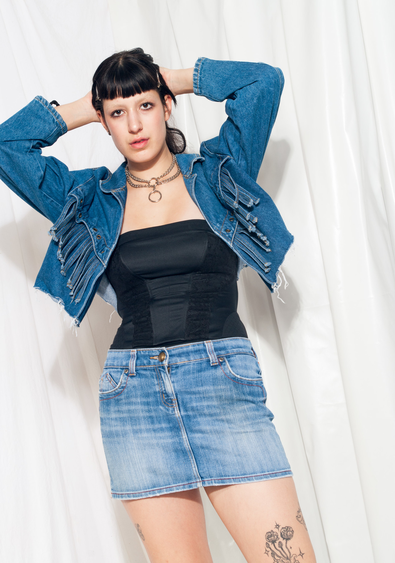 Vintage Denim Skirt Y2K 2000s Stonewashed Mini – Pop Sick Vintage