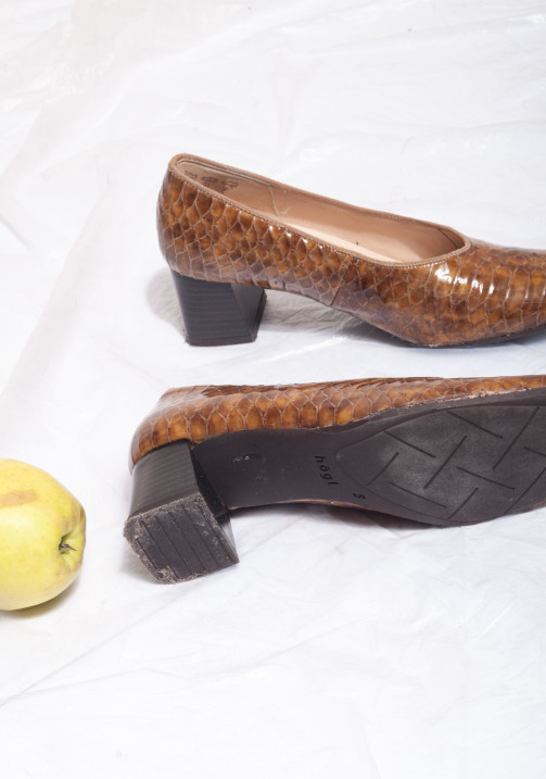 Vintage block on sale heels