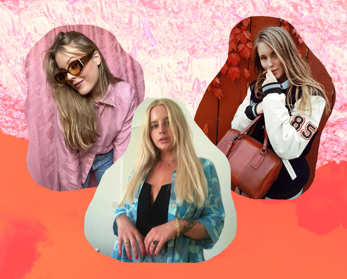 Collage with the three team members of 'A Sustainable Closet'
