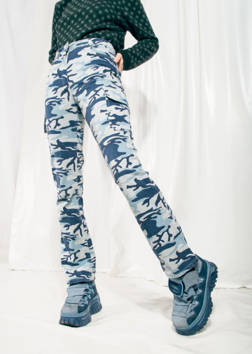 y2k camo pants