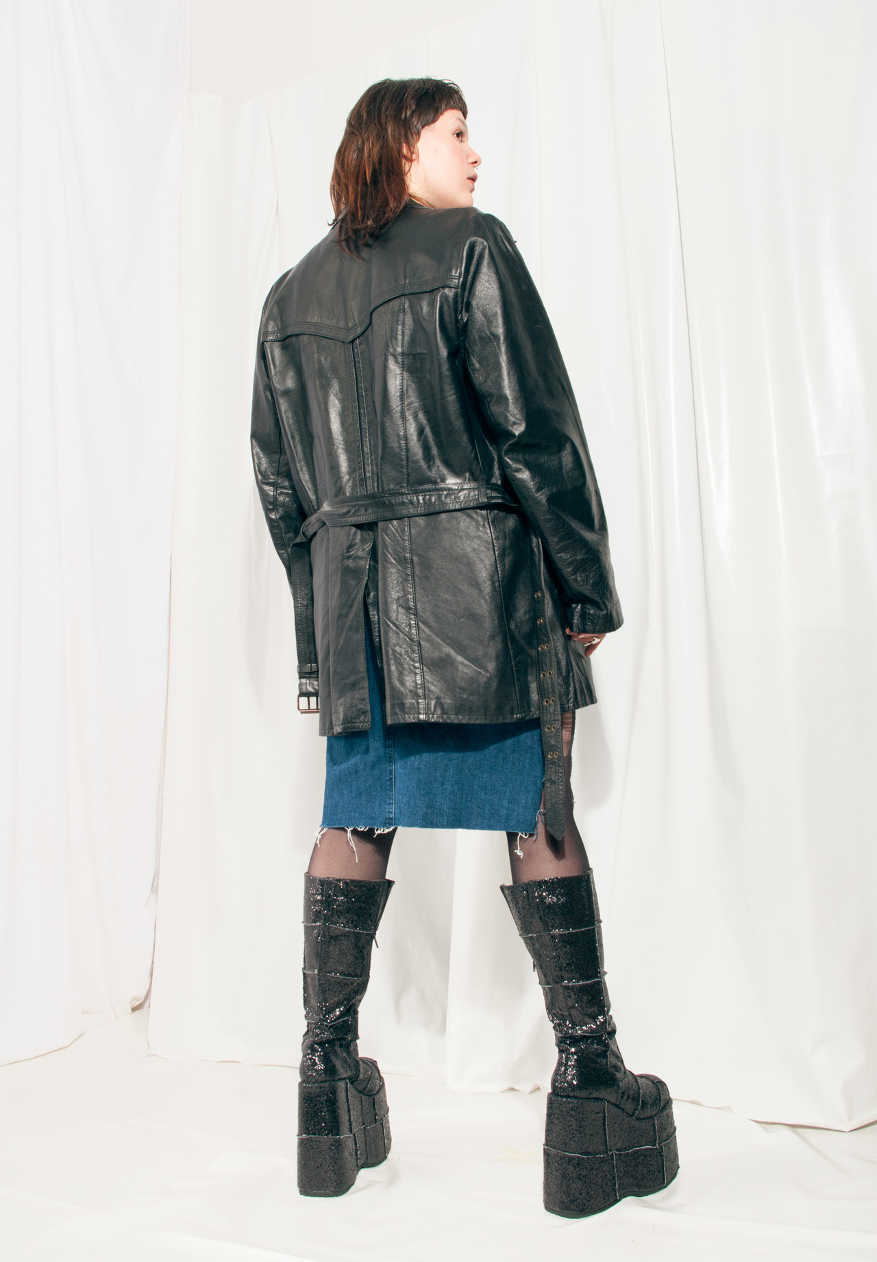 は*う様 90s vintage real leather short car Vintage 90s First Brand Black Leather Moto Jacket - Etsy