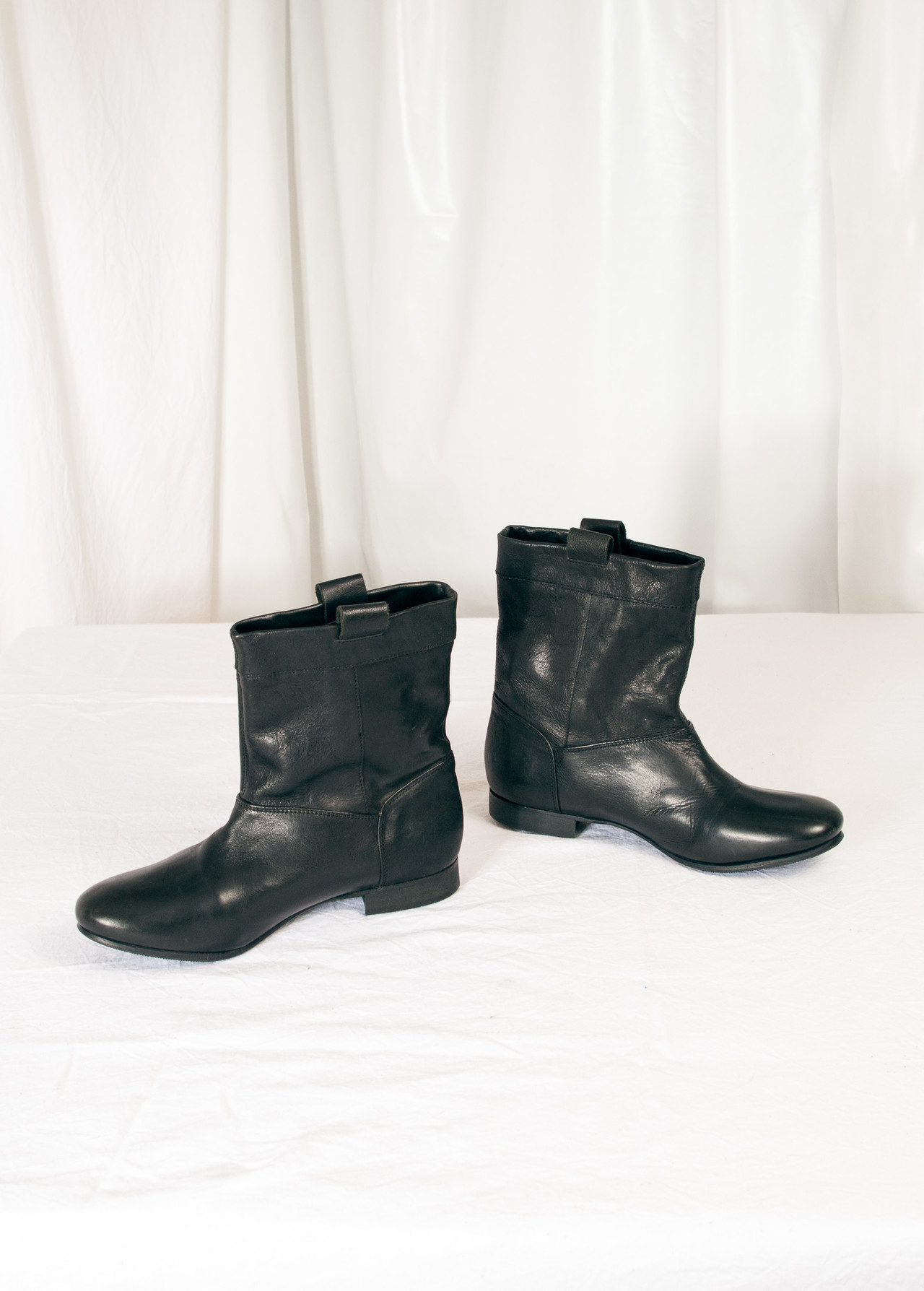Vintage Miss Sixty Boots Y2K Leather Shoes in Black – Pop Sick Vintage