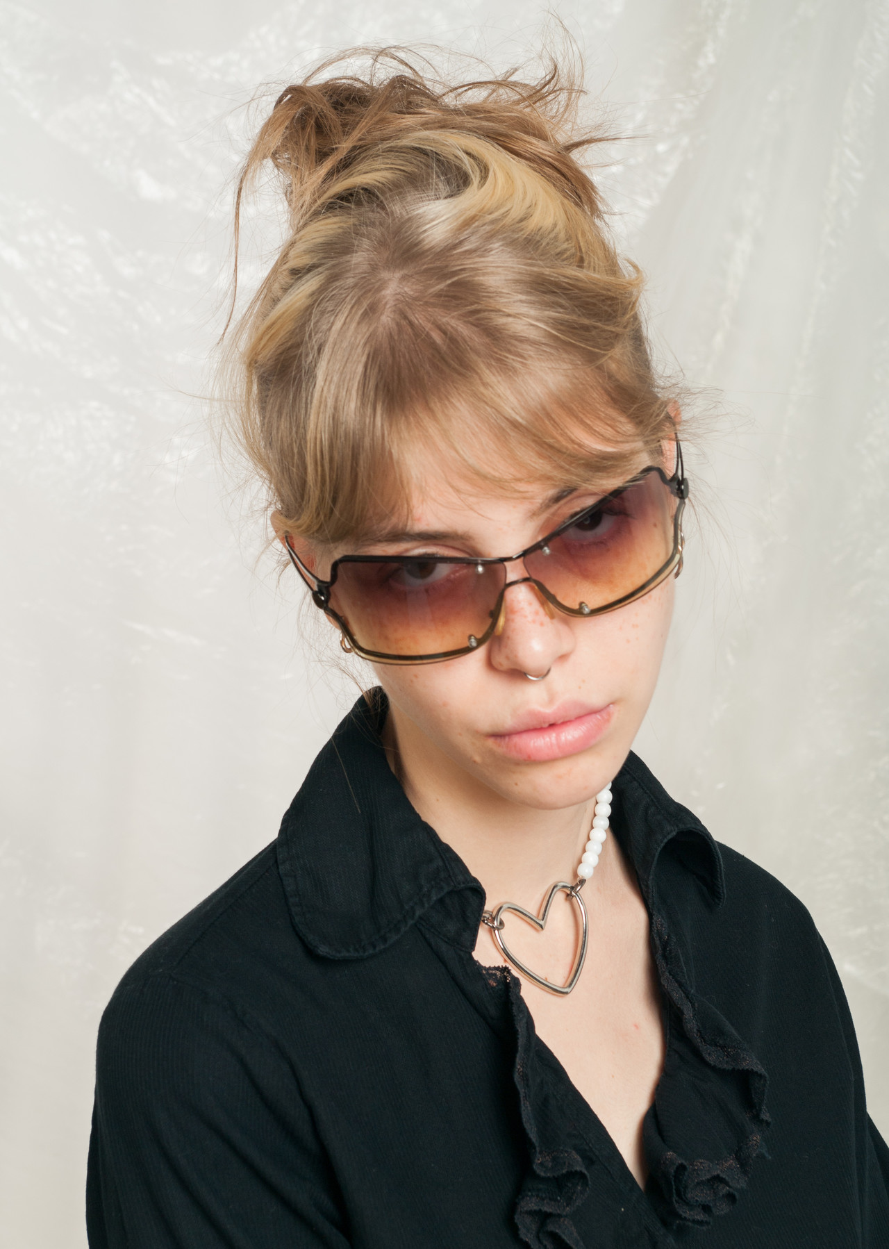 Vintage Sunglasses Y2K Tinted Glasses in Brown Pop Sick Vintage