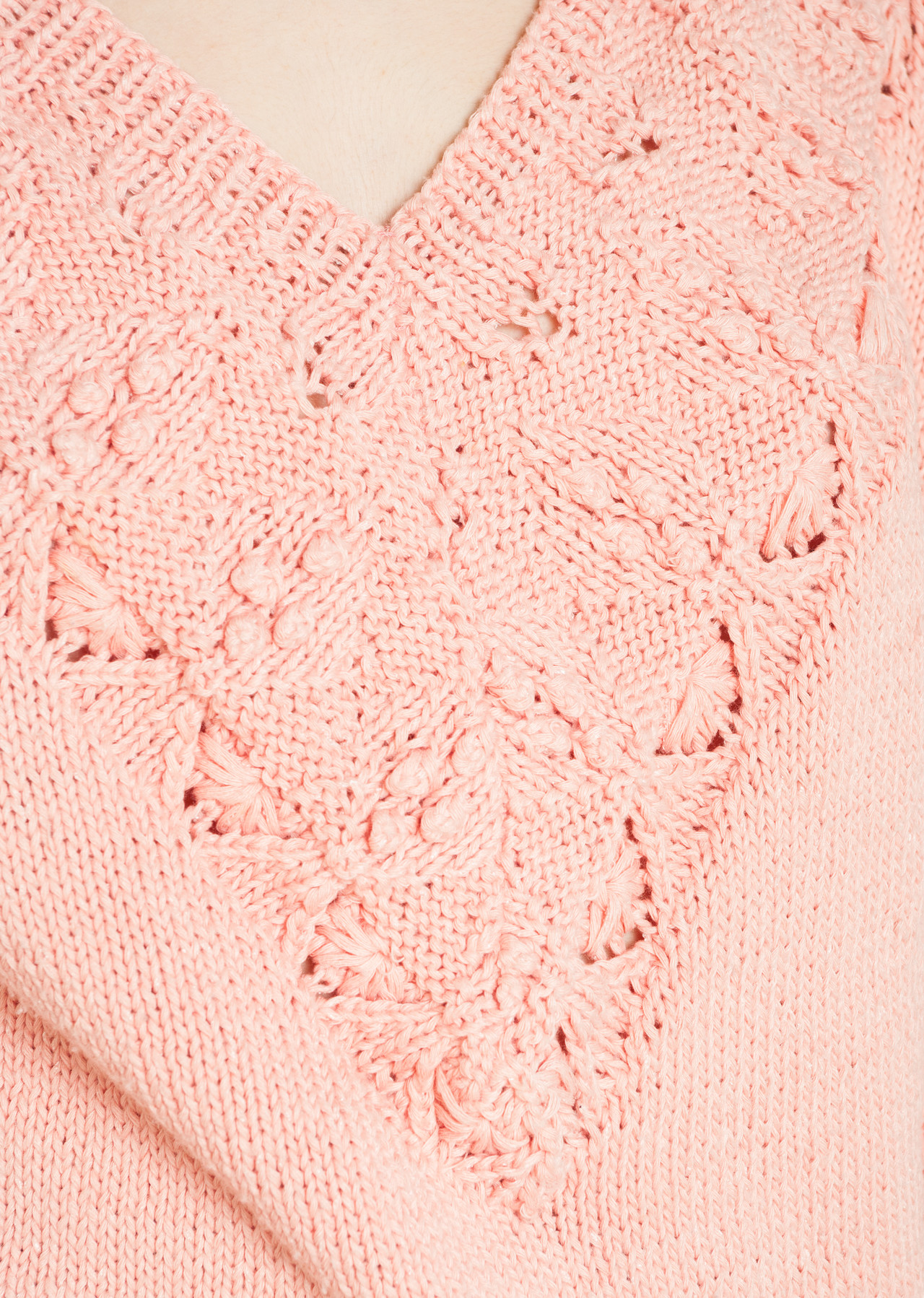 Vintage Knit Jumper 80s Handmade Kidcore Sweater in Pastel Pop Sick