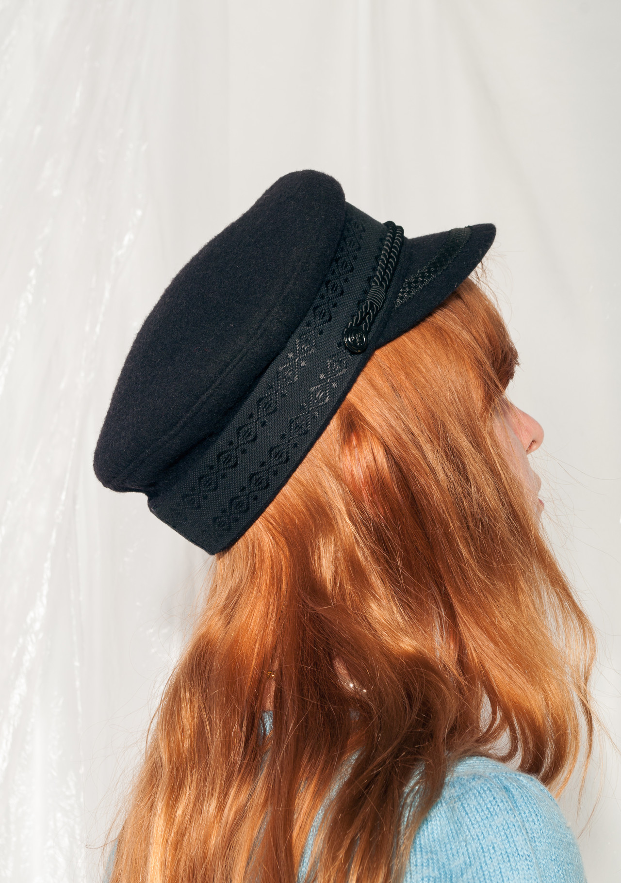 Vintage Baker Boy Hat 60s Rare Wool Cap in Black – Pop Sick Vintage