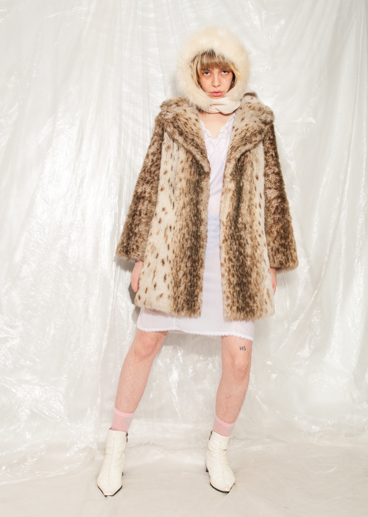 Vintage Faux Fur Coat 70s Fluffy Leopard Winter Jacket – Pop Sick Vintage