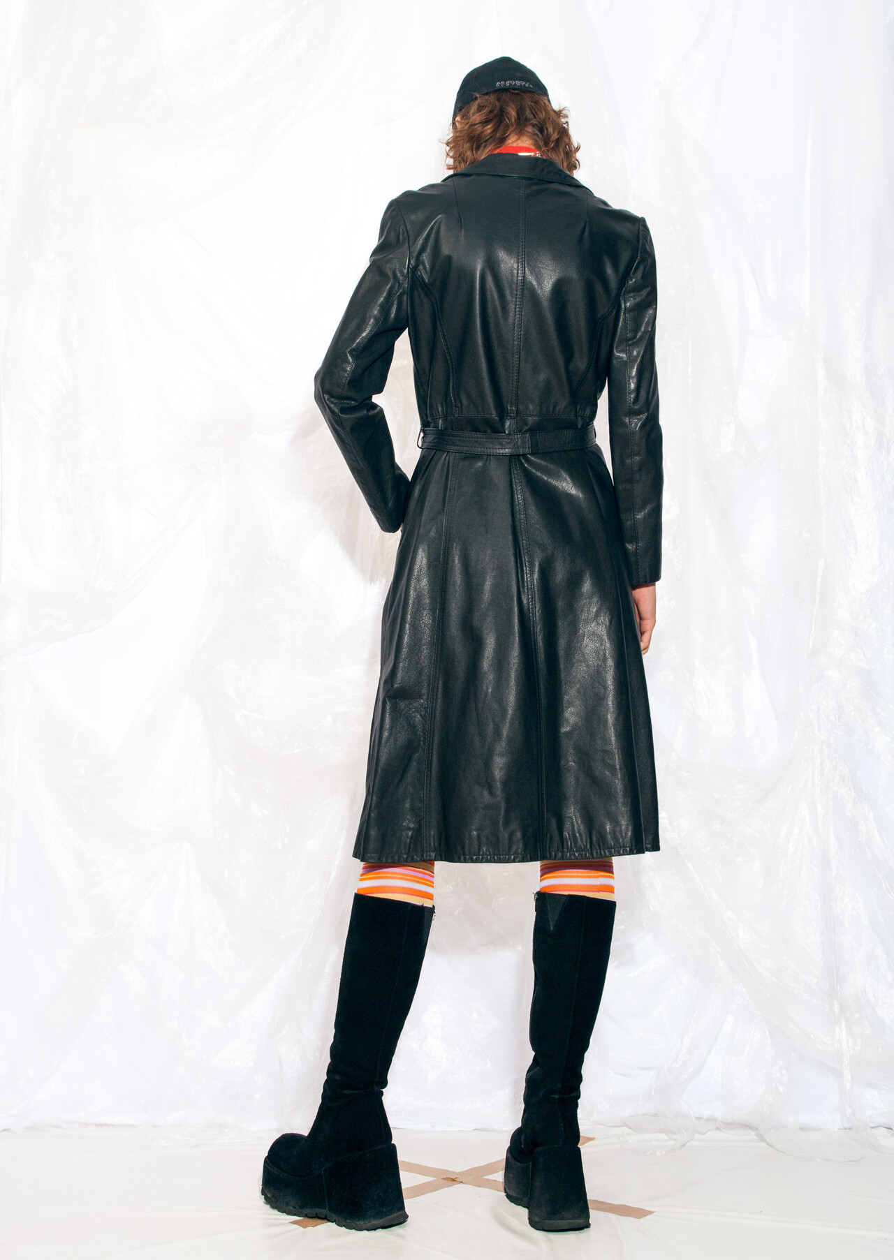 Vintage 90s Leather Trench Coat in Black – Pop Sick Vintage Vintage 90s Leather Trench Coat in Black – Pop Sick Vintage