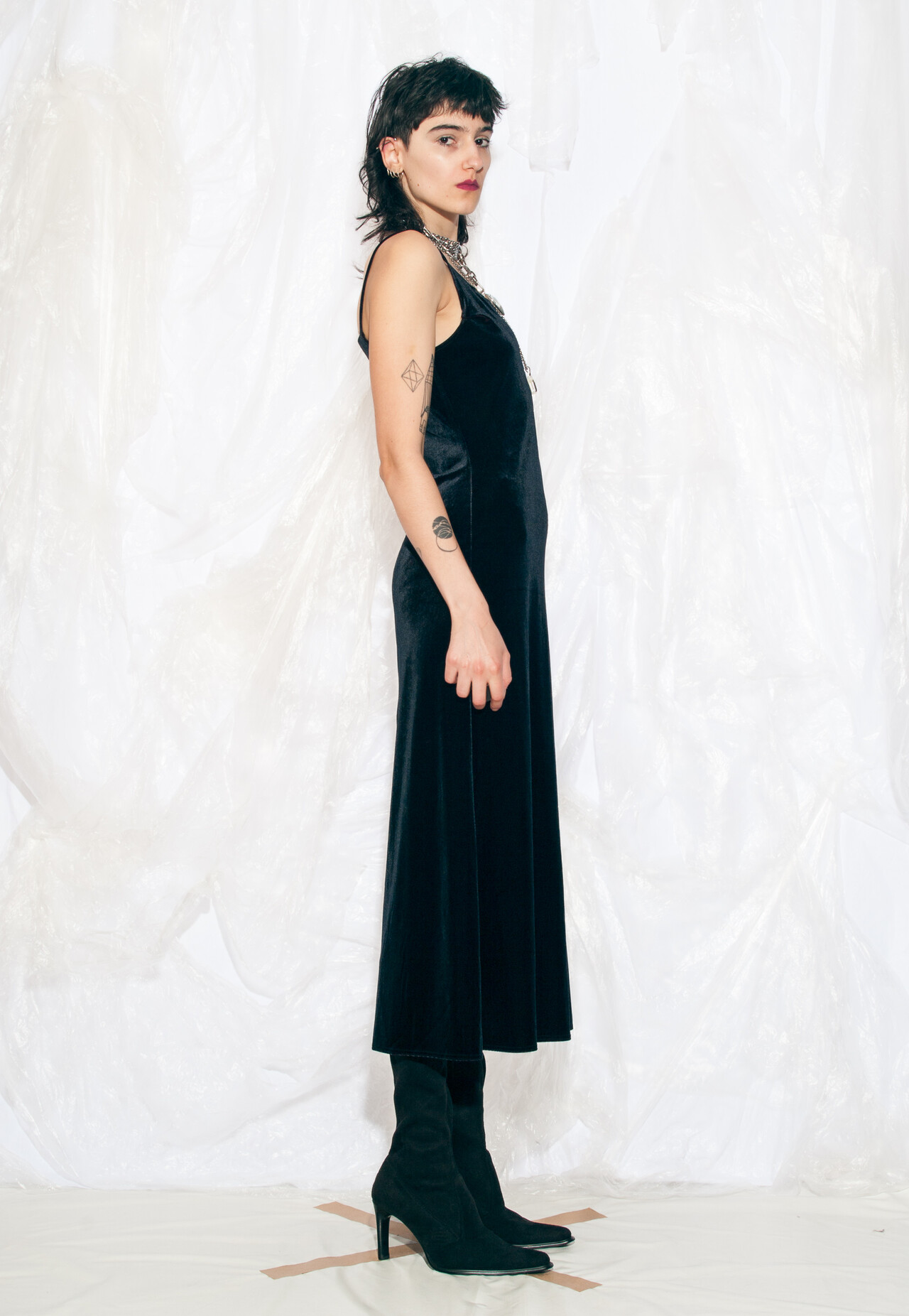 Black maroon dress online