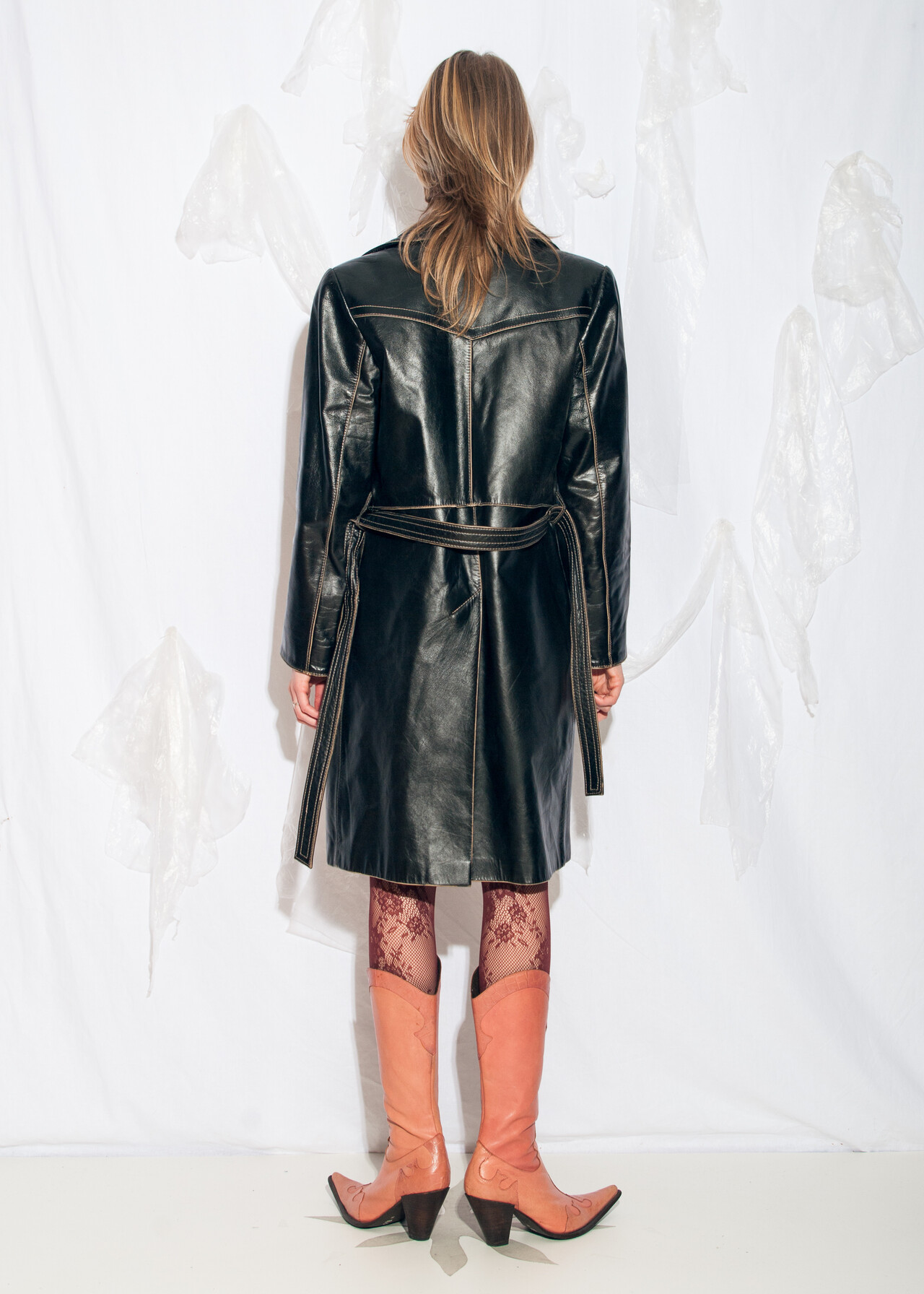 Vintage Y2K Long Leather Coat in Black – Pop Sick Vintage Vintage Y2K Long Leather Coat in Black – Pop Sick Vintage