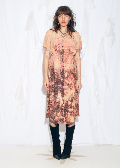 Reworked Vintage 90s Floral Midi Dress