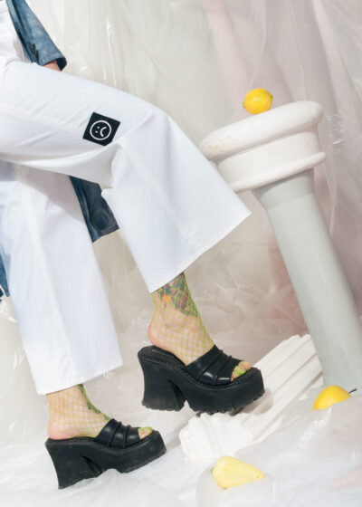 Vintage trousers Y2K reworked crop wide-leg low rise pants