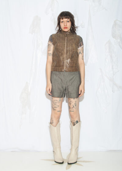 Vintage 90s Faux Snake Waistcoat