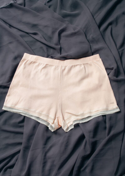 Vintage Y2K Sloggi Bloomer Shorts in Pastel Pink