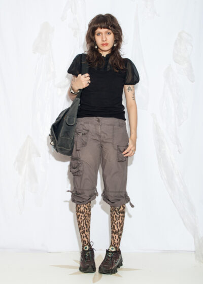 Vintage Y2K Cargo Trousers in Grey