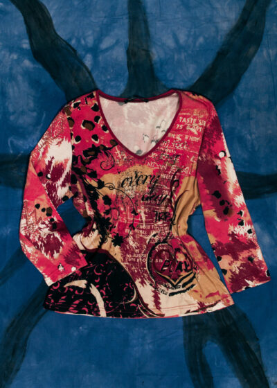 Vintage Y2K Betty Barclay Top with Baroque Print