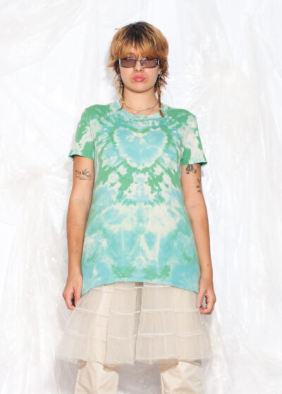 Vintage 90s Tee in Reworked Tie-Dyed Heart