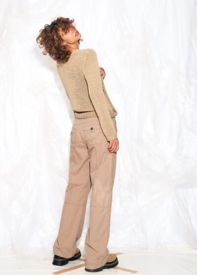 Vintage Y2K Cargo Trousers in Beige Gorpcore