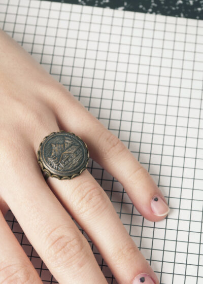 80s vintage Twin Peaks ring