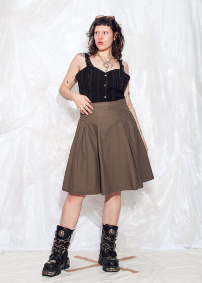 Vintage 90s Corset Top in Black