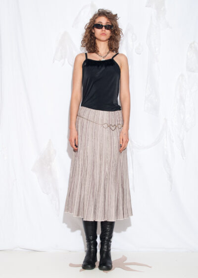 Vintage 90s Black Feather Party Top