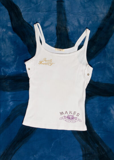 Vintage Y2K Tank Top in White