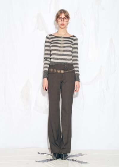 Vintage Y2K Office Trousers in Brown