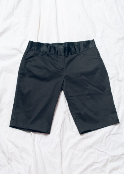 Vintage Y2K Guess Satin Shorts in Black