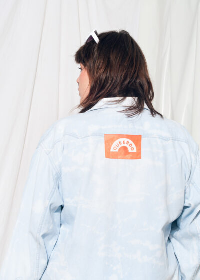 Reworked Levi's Denim Shirt 90s Vintage Tie-dye Queerdo Top