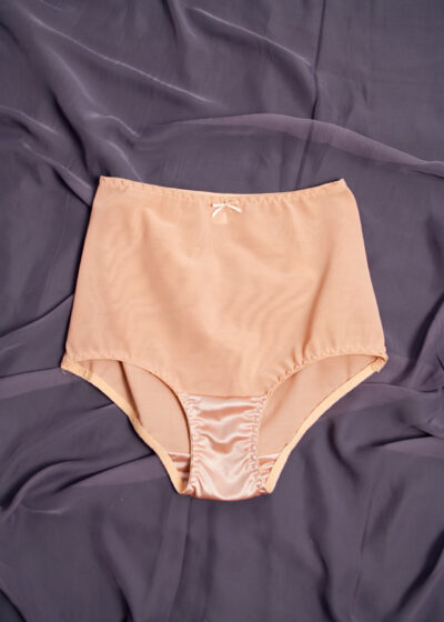 Vintage 90s Mesh Briefs in Beige