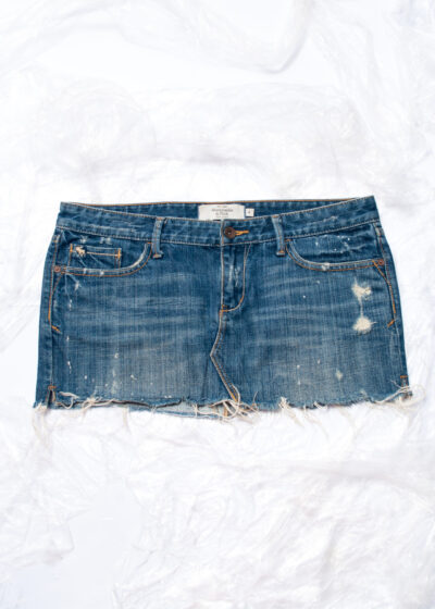 Vintage Y2K Abercrombie Mini Skirt in Blue