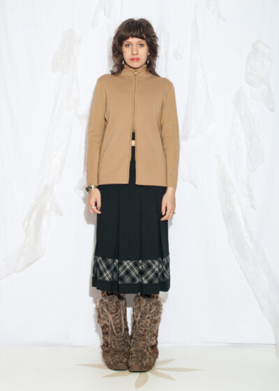 Vintage Y2K St. Michael Knit Cardigan in Brown