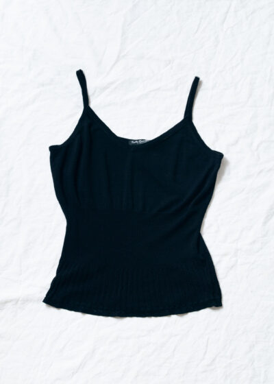 Vintage Y2K Betty Barclay Knit Top in Black