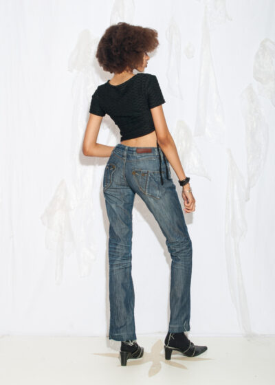 Vintage Y2K Low Rise Jeans in Blue