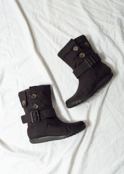 Vintage Y2K Sorel Boots in Black