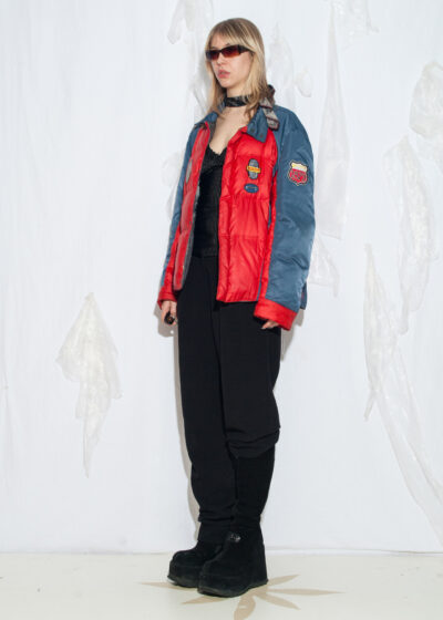 Vintage Y2K Pirelli Racing Jacket in Red