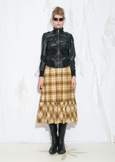 Vintage Y2K Racing Bomber Jacket in Black