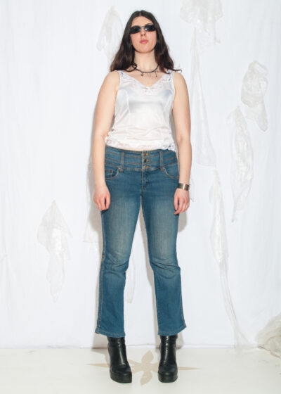Vintage Y2K John Baner Straight Jeans in Blue