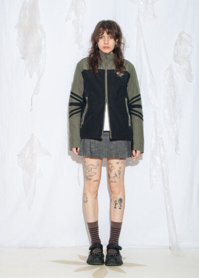 Vintage Y2K Lonsdale Windbreaker Jacket in Khaki