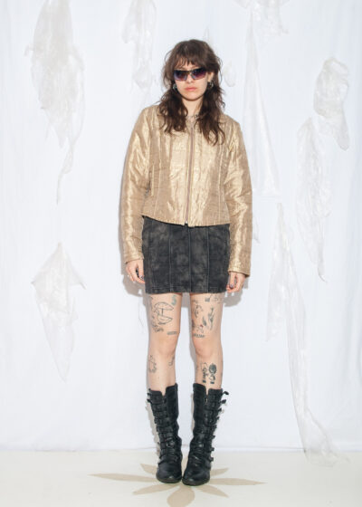 Vintage Y2K Gold Slim Fit Jacket