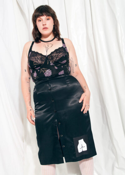 Vintage 90s Black Lace Bodysuit Whimsigoth Style