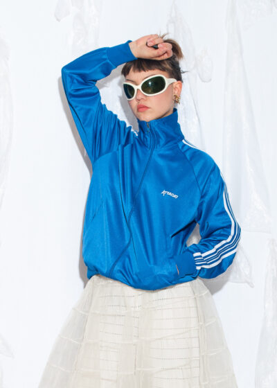Vintage 90s Attack! Electric Blue Tracksuit Jacket