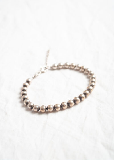 Vintage Y2K 925 Sterling Silver Bead Bracelet